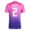 Maillot de Supporter Allemagne Antonio Rudiger 2 Extérieur Euro 2024 Pour Enfant